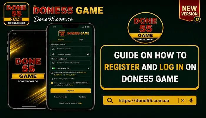 Done55 Register and Login Complete Guide