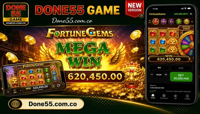 Done55 Game Exciting and most rewarding game Fortune Gems
